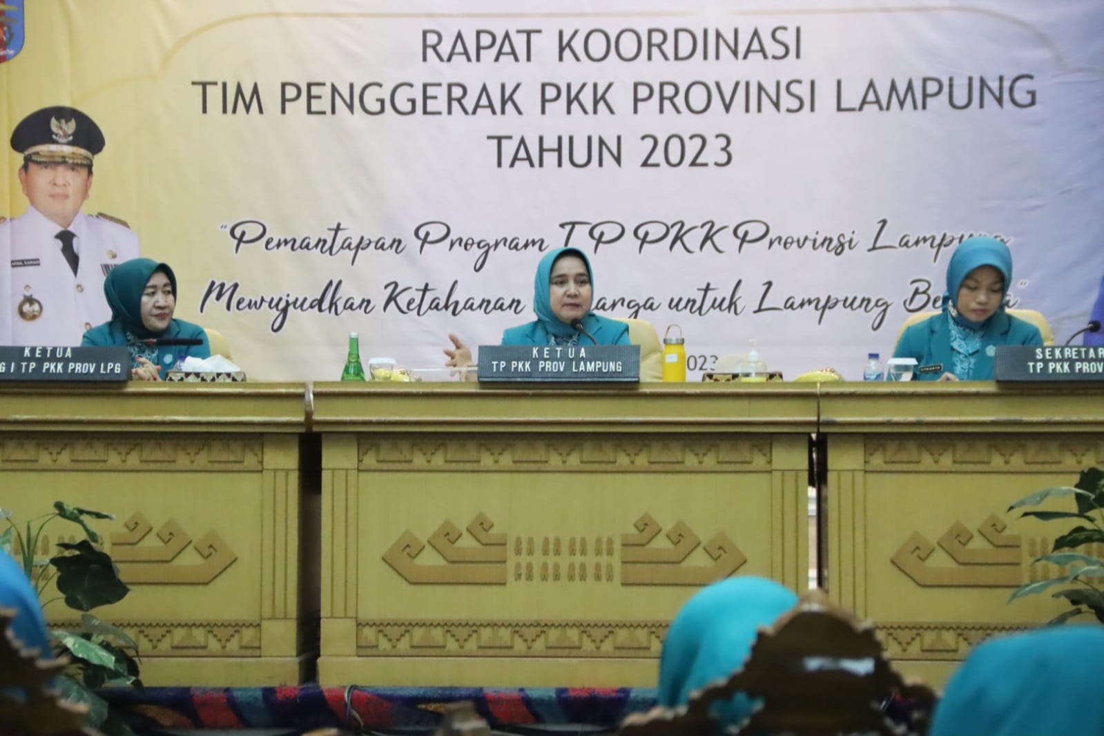 Riana Sari Arinal Buka Rapat Koordinasi Tim Penggerak PKK Provinsi Lampung Tahun 2023