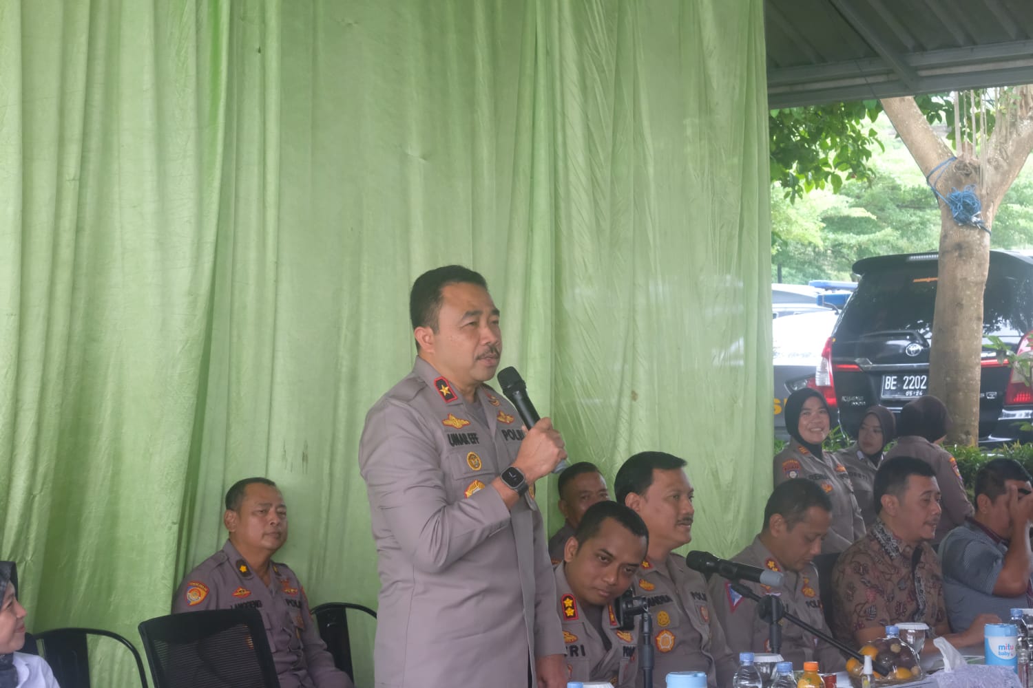 Jum’at Curhat, Wakapolda Lampung Dengar Keluhan Masyarakat Kota Metro