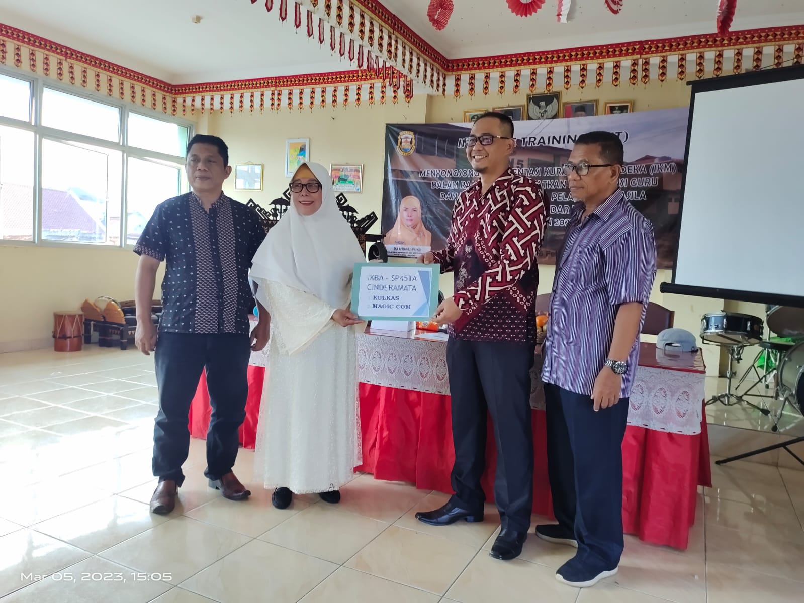 Rapat Pleno IKBA SP45TA di SMPN 5 Bandar Lampung