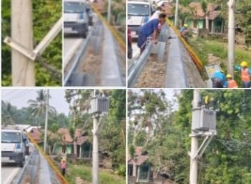 TELAH TERJADI PENCURIAN KABEL MILIK PLN, DI KAMPUNG CIPANAS RT,07 DESA MANCAK.