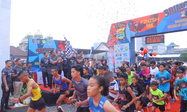 Semarak Brimob Run 2024: Ribuan Peserta Meriahkan HUT Brimob Ke-79 di Lampung