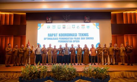 Pj Sekda Provinsi Banten Usman Asshiddiqi Qohara Buka Rakor Optimalisasi Pemungutan Pajak dan Sinergi Pemungutan Opsen