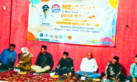 Kepala Desa Mancak Menggelar Acara Milad yang ke-72, Sekaligus Hol Akbar. 