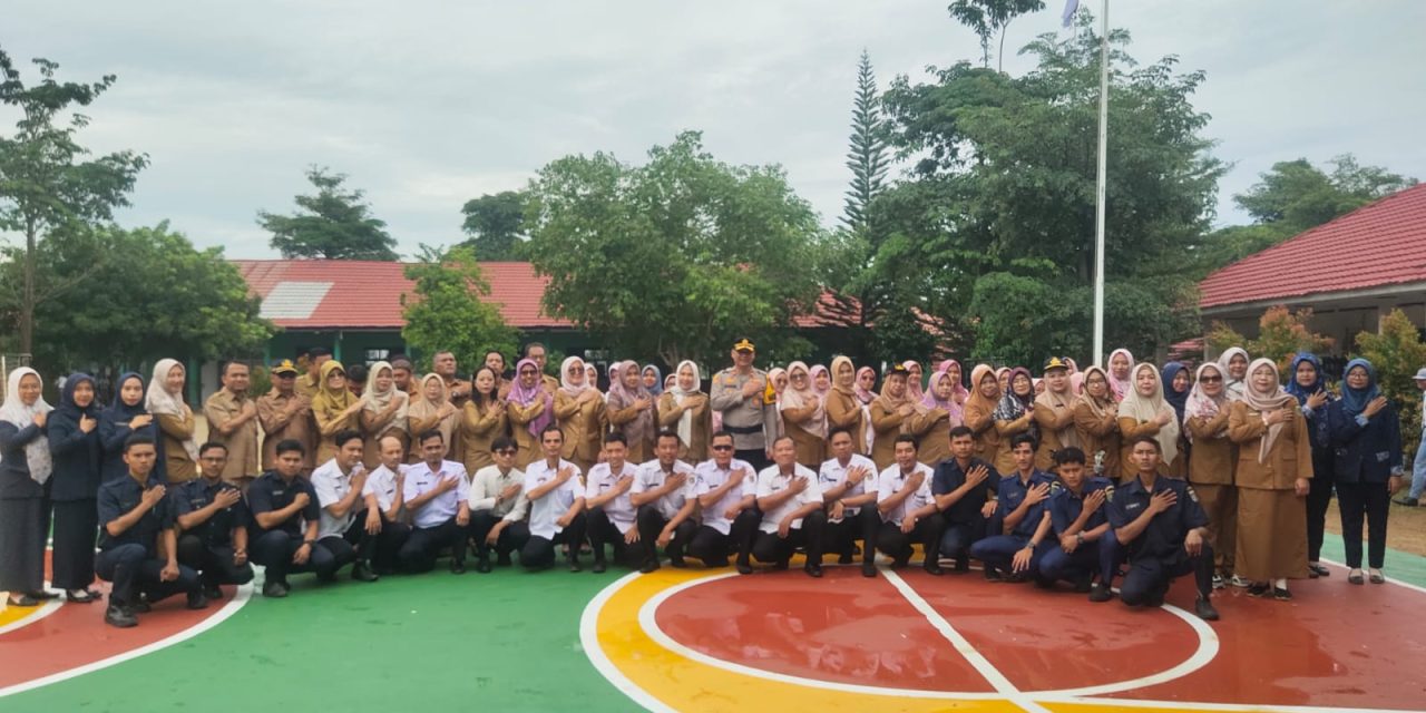 PJU Polres Pesawaran Sampaikan Pesan Penting di Police Goes to School: Bangun Karakter Disiplin dan Jauhi Pengaruh Negatif