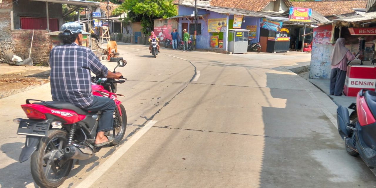 Pembangunan Infrastruktur Jalan Provinsi Banten Di Kecamatan Mancak Telah Selesai Dan Berjalan Dengan Baik