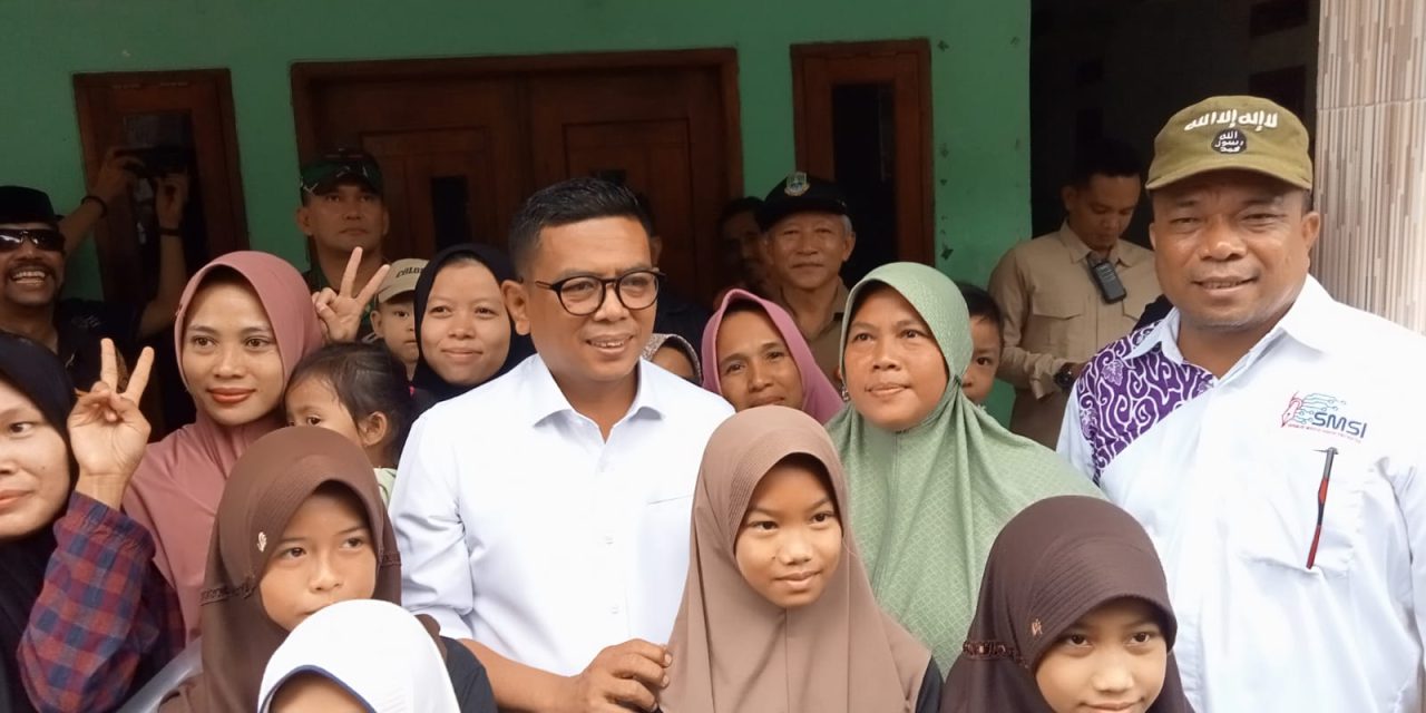 Andrasoni Gubernur Terpilih Hadir di Tengah-tengah Kegiatan Kick off HKNS Di Desa Talaga, Mancak