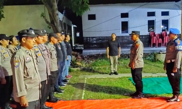 Pengamanan Acara MTQ di Desa Labuan, Akp Desma Kapolsek Mancak Bersama 38 Personil Kawal Menteri Desa Yandri