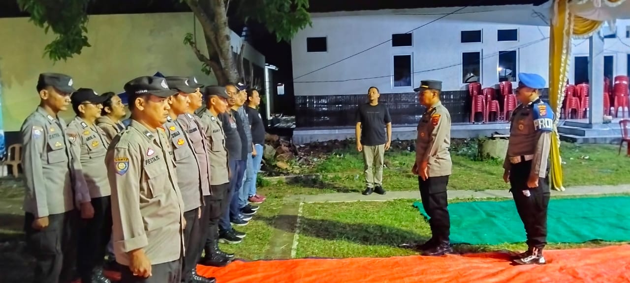 Pengamanan Acara MTQ di Desa Labuan, Akp Desma Kapolsek Mancak Bersama 38 Personil Kawal Menteri Desa Yandri