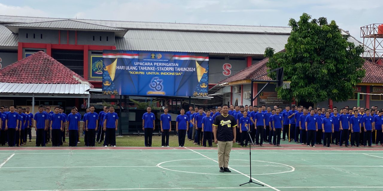 Lapas Narkotika Bandar Lampung Gelar Perlombaan Olahraga ‘Kalapas Cup’