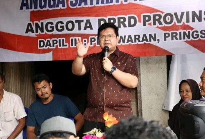 Anggota DPRD Lampung, Angga Asah Kecintaan Masyarakat Terhadap Pancasila