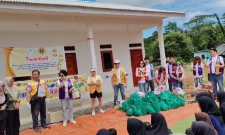 Lions international Club dan koordinator PT DAEAH E&C Indonesia. Resmikan Asrama Putra Yayasan Hayusalam di Desa Pasir Waru Kec Mancak Kabupaten Serang 