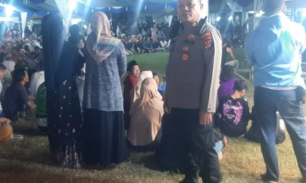 Polsek Mancak Sigap Dalam Mengawal Jalanya Gelaran Gebyar Expo Mancak 2025