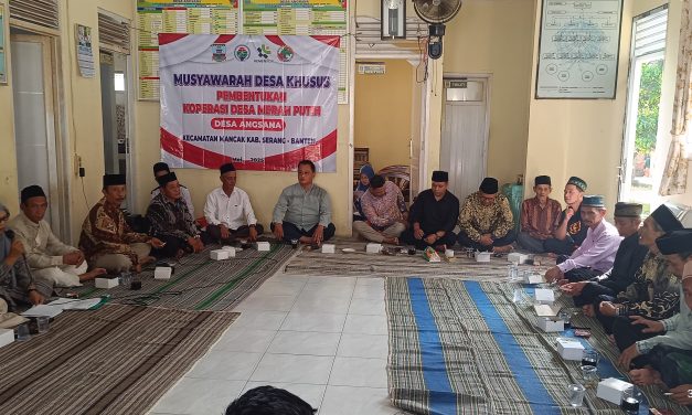 Musdes Angsana Pembentukan Koprasi Desa Merah Putih
