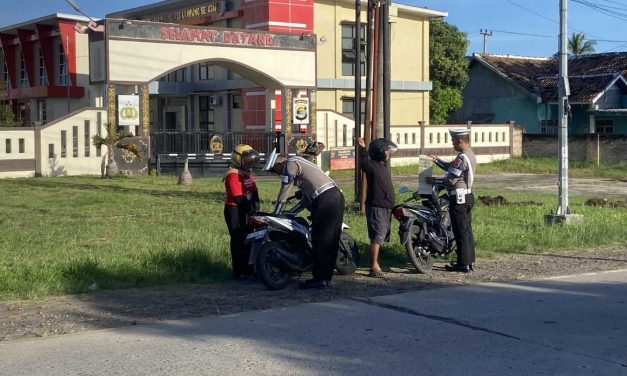 Sat Lantas Lampung Selatan Sosialisasikan Pemutihan dan Penegakan Hukum Lalu Lintas