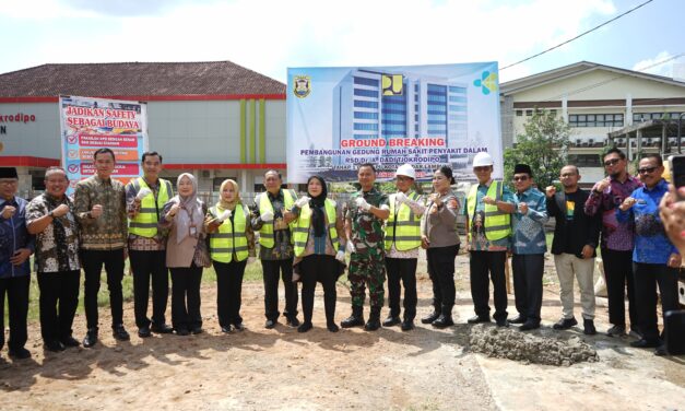 Pemerintah Kota Bandar Lampung resmi memulai pembangunan rumah sakit penyakit dalam Kota Bandar Lampung