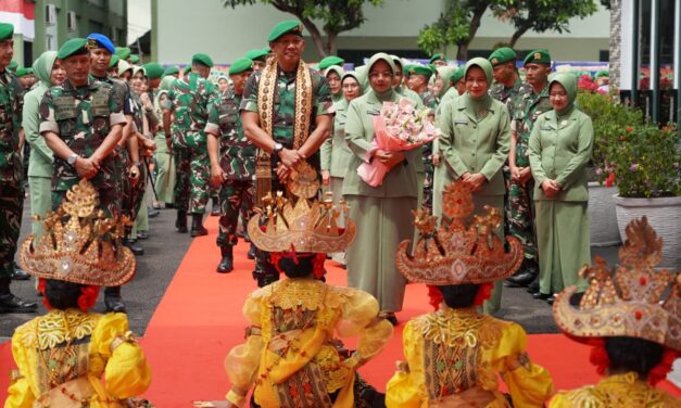 Pangdam XXI/RI Sampaikan Arahan Perdana kepada Prajurit dan PNS Jajaran Kodam XXI/RI