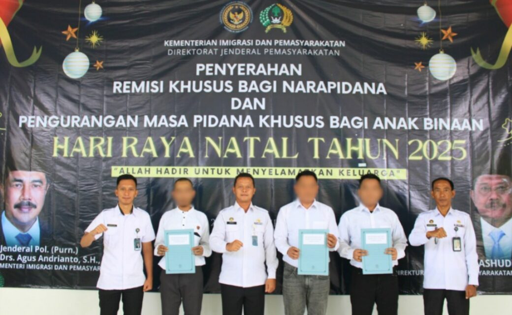 Remisi Khusus Natal 2025, Wujud Kepedulian dan Pembinaan Humanis Lapas Kotaagung