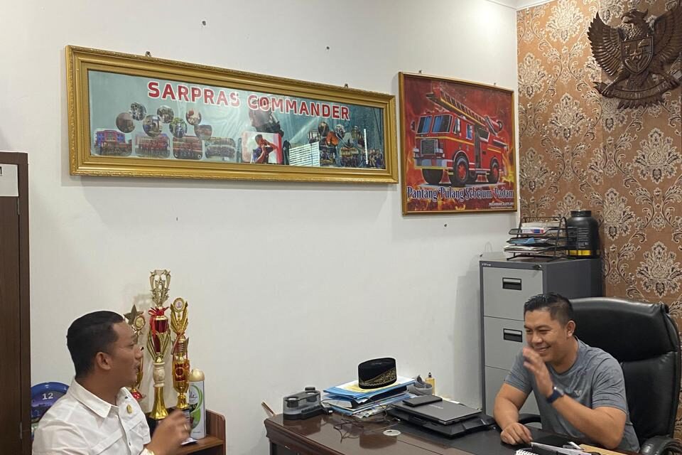 Perkuat Pengamanan Nataru, Rutan Kelas I Bandar Lampung Jalin Koordinasi dengan Dinas Pemadam Kebakaran dan Penyelamatan Kota Bandar Lampung