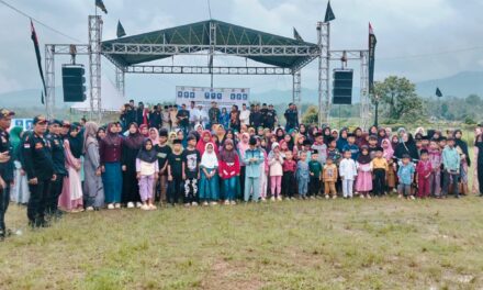 Milad ke-7 BPPKB Banten DPAC Mancak Digelar di Alun-Alun Mancak,) Penuh kebahagiaan Santuni 500 Anak Yatim dan Dhuafa.