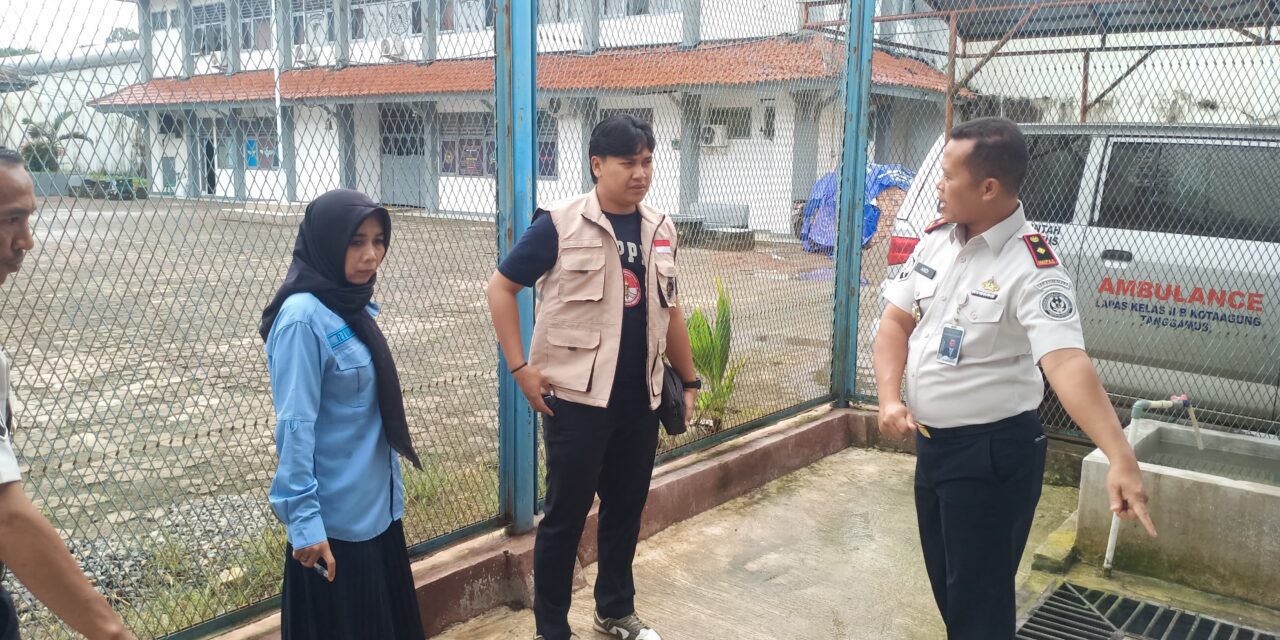 Perkuat Program Strategis Nasional, SPPI Tanggamus Tinjau Kesiapan Dapur Sehat Lapas Kotaagung