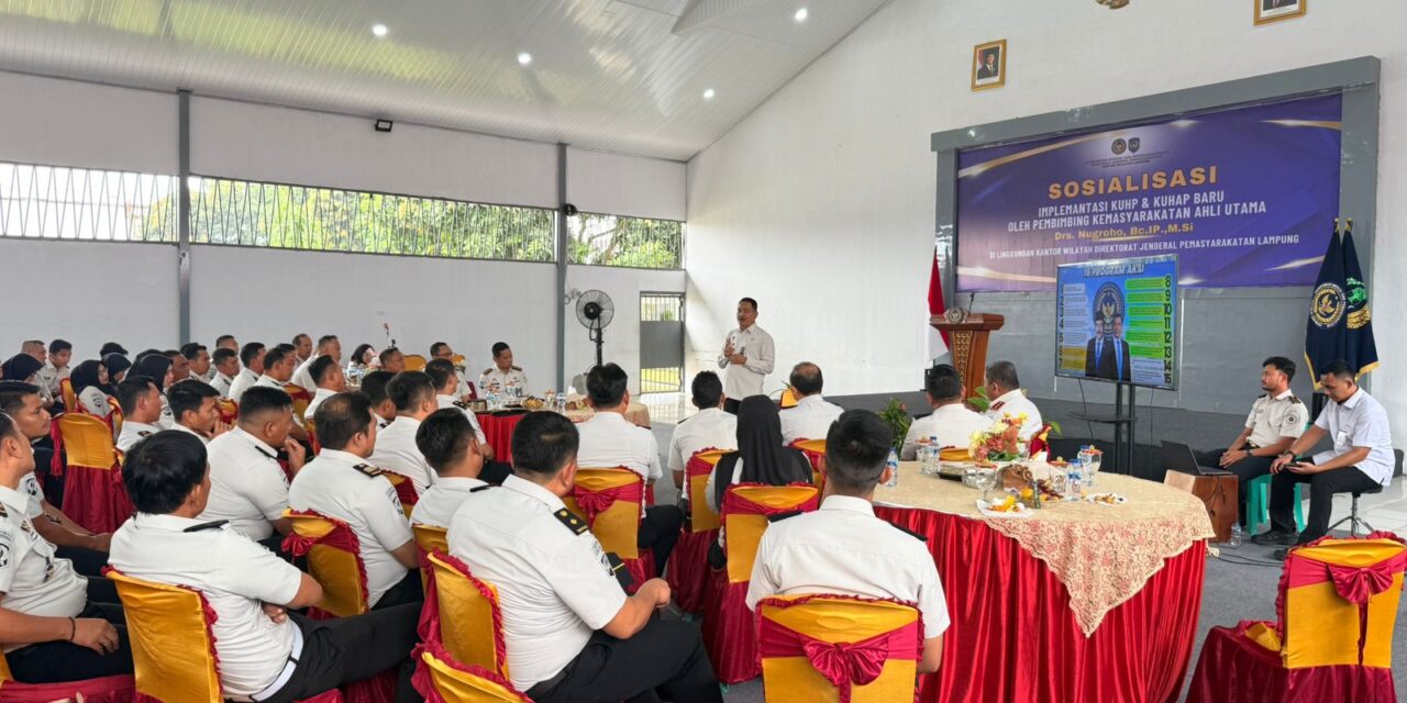 Transformasi Hukum Pidana, Lapas Kotaagung Ambil Peran Aktif dalam Implementasi KUHP dan KUHAP Baru