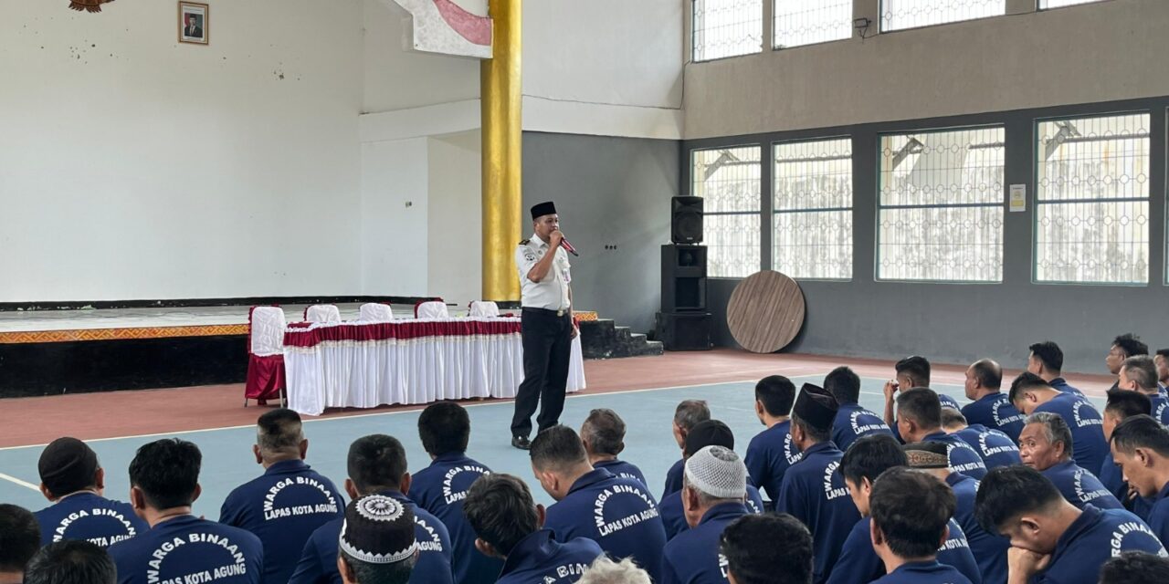 Sambut Ramadhan, Lapas Kotaagung Gelar Sosialisasi dan Penguatan Cegah Gangguan Kamtib 