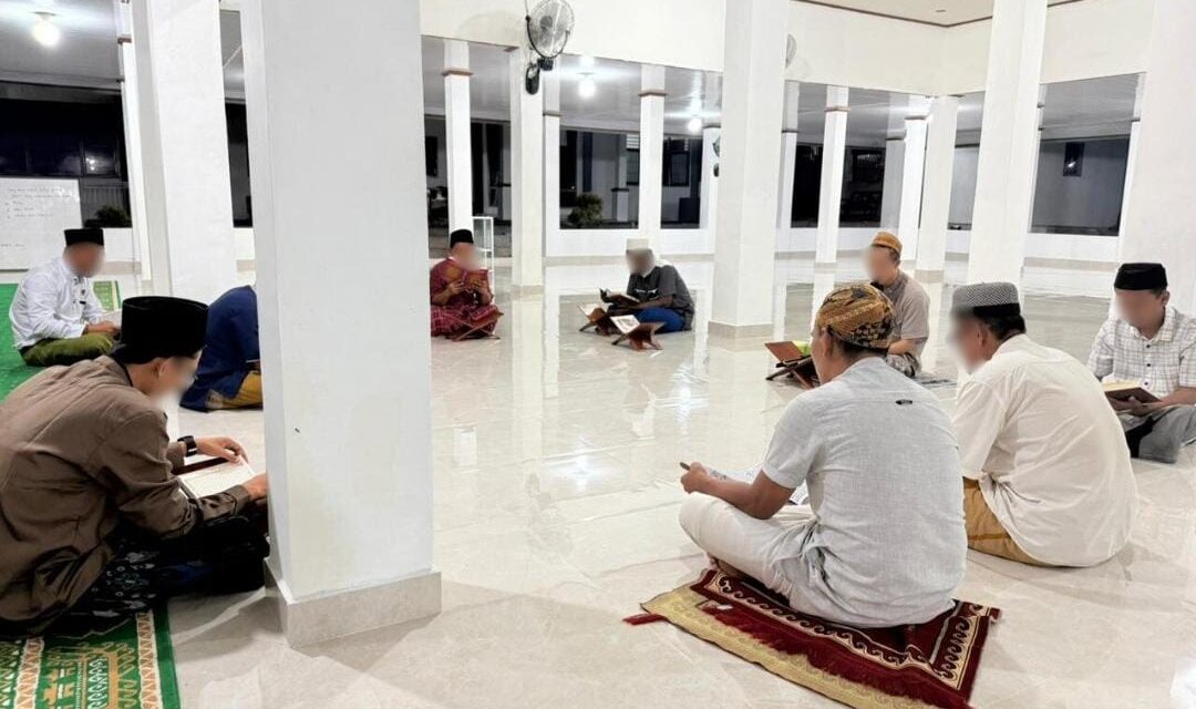Ramadhan 1447 H, Lapas Kotaagung Laksanakan Tarawih Perdana Bersama Warga Binaan