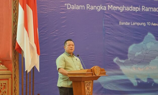 Polda Lampung Tegaskan Komitmen Pengamanan Pangan dalam High Level Meeting TPID Jelang Ramadhan