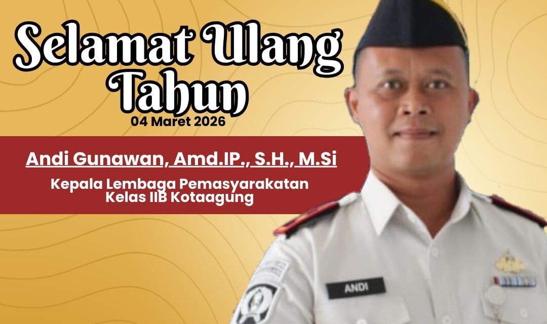 Ulang Tahun Kalapas Kotaagung, GWI Tanggamus Tegaskan Kepemimpinan Harus Berbasis Integritas
