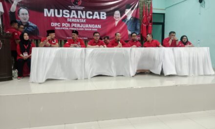 MUNSANCAB Serentak DPC PDI Perjuangan Pandeglang Tahun 2026 Digelar di Gedung PKP RI Cikeudal 