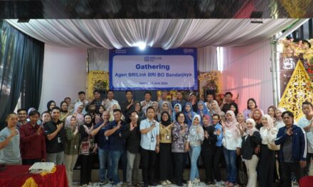 BRI Bandarjaya Gelar Gathering BRILink Agen Se-Lampung Tengah, Perkuat Sinergi dan Edukasi Keuangan Masyarakat