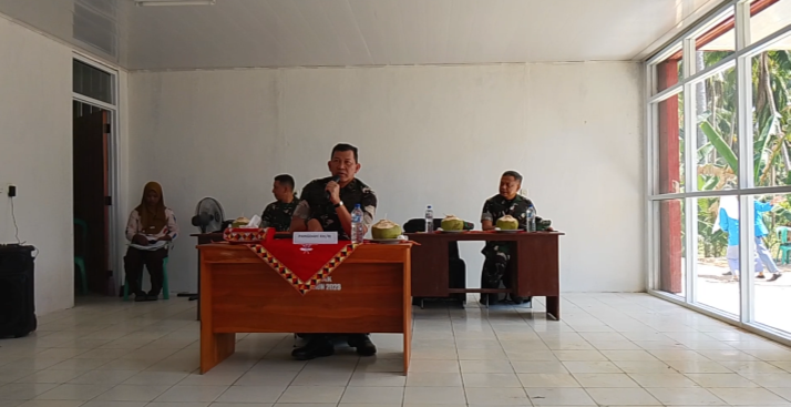 Pangdam XXI/Raden Inten Tinjau KDKMP di pekon tampang Muda kecamatan Pematang Sawa, Pastikan Kapal Motor Laut Dukung Distribusi Logistik Wilayah Terpencil