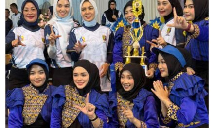 HUT ke-62 Provinsi Lampung, Sekretariat DPRD Provinsi Lampung Berpartisipasi dalam Lomba Senam Payu Kidah